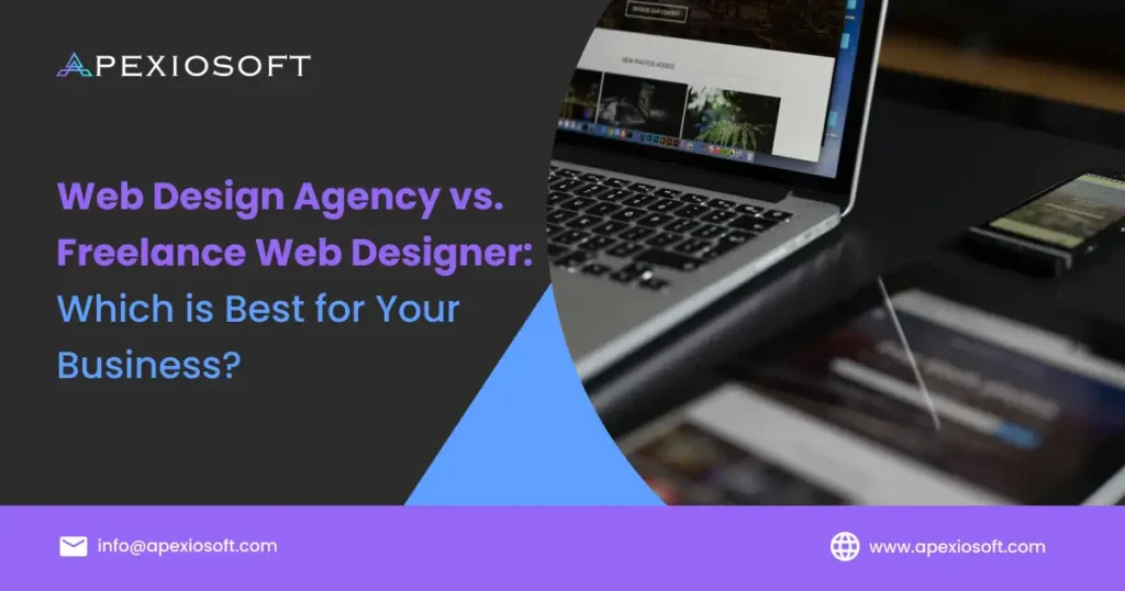 Web Design Agency vs Freelance Web Designer comparison for businesses in USA